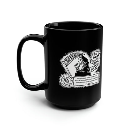 funny fake label novelty mug