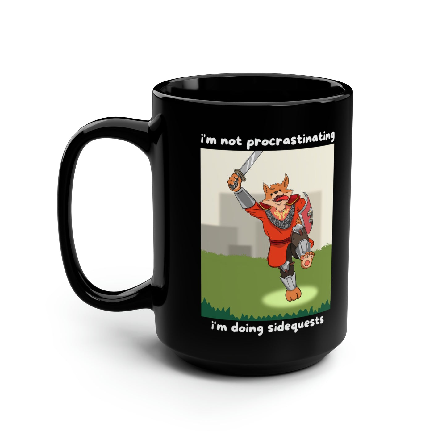 funny procrastinator novelty mug