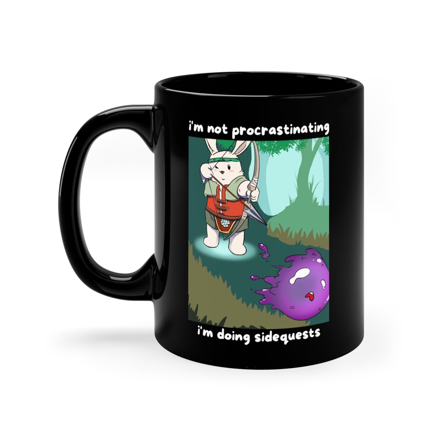 Gamer mug archer rabbit