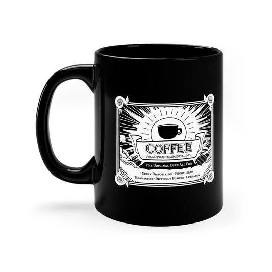 Novelty apothecary label mug