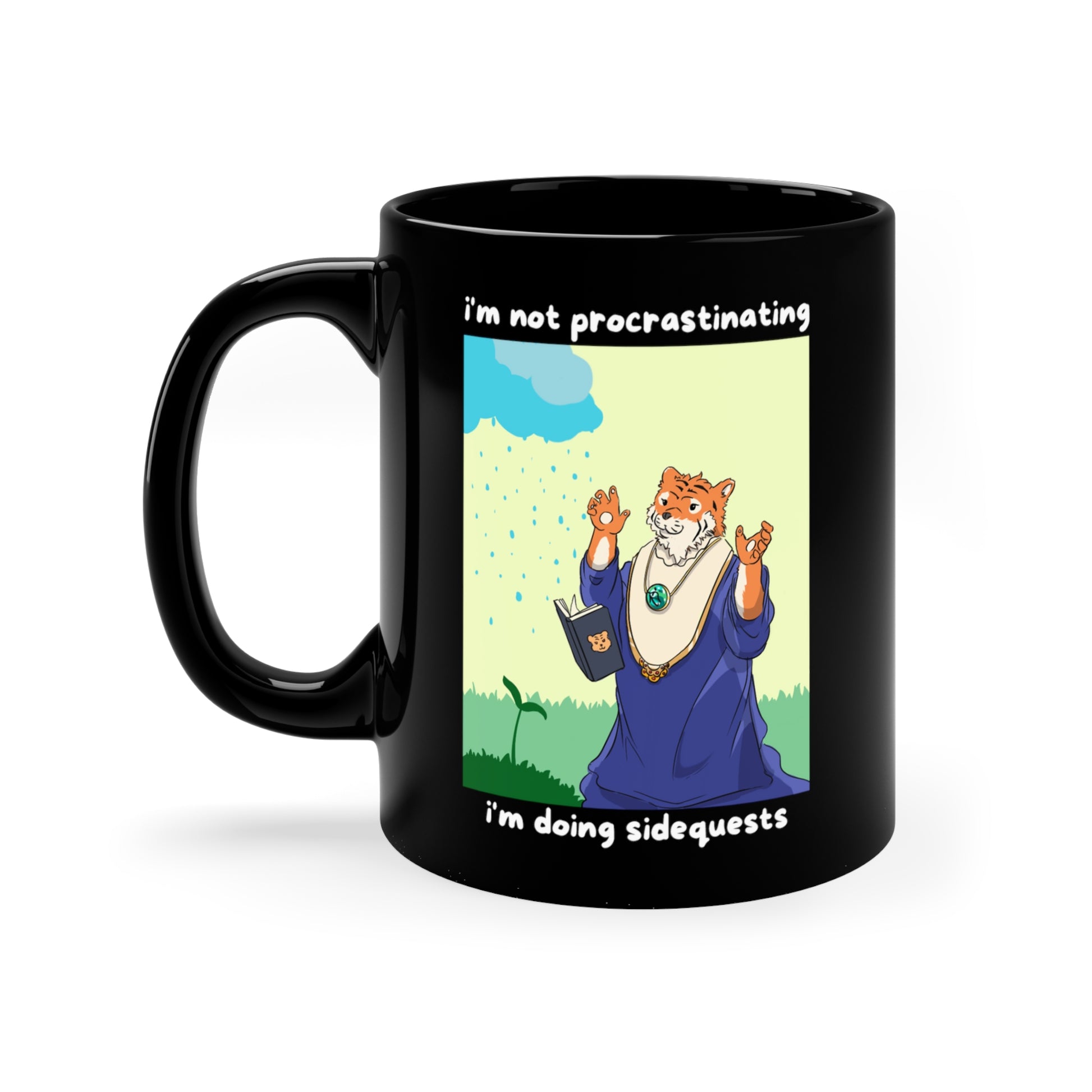 Gamer mug tiger mage