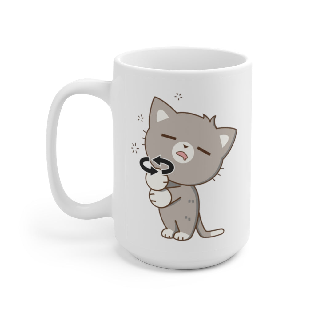 cute deaf novelty mug